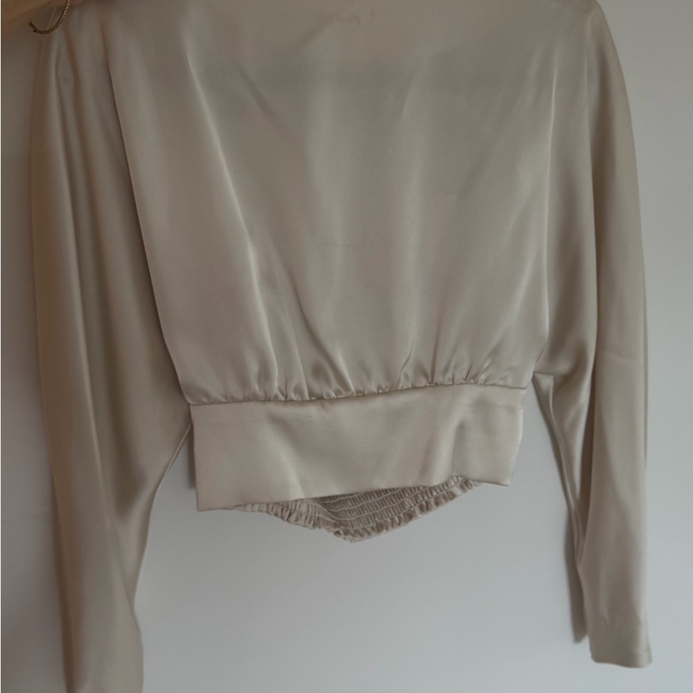Zara Satin Backless Women's Top